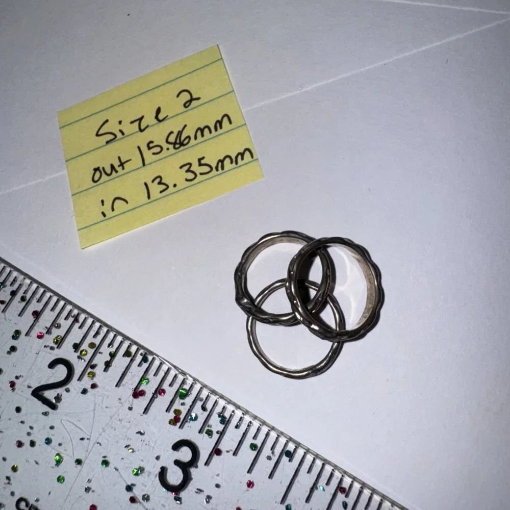 Sterling Silver Celtic Ring, Size 2